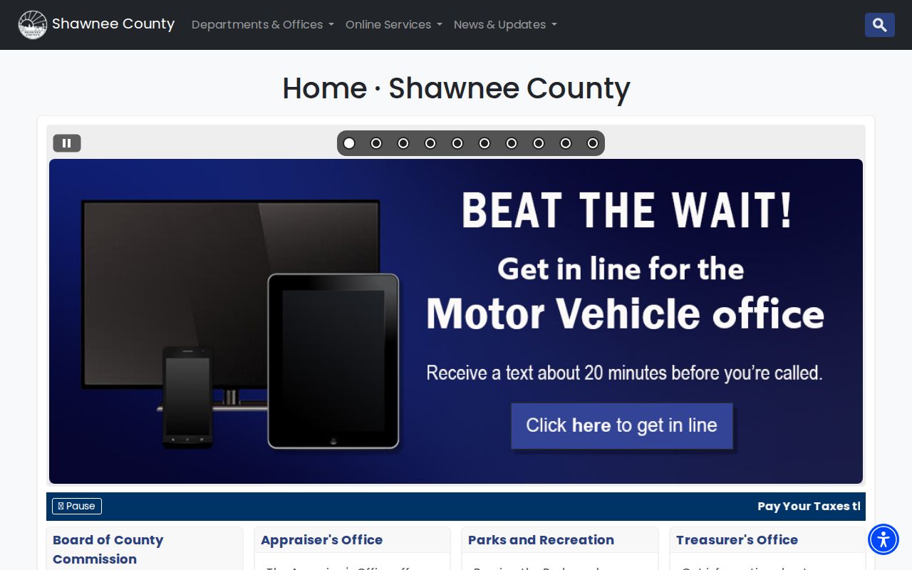 Topeka residents directory Shawnee County records gateway